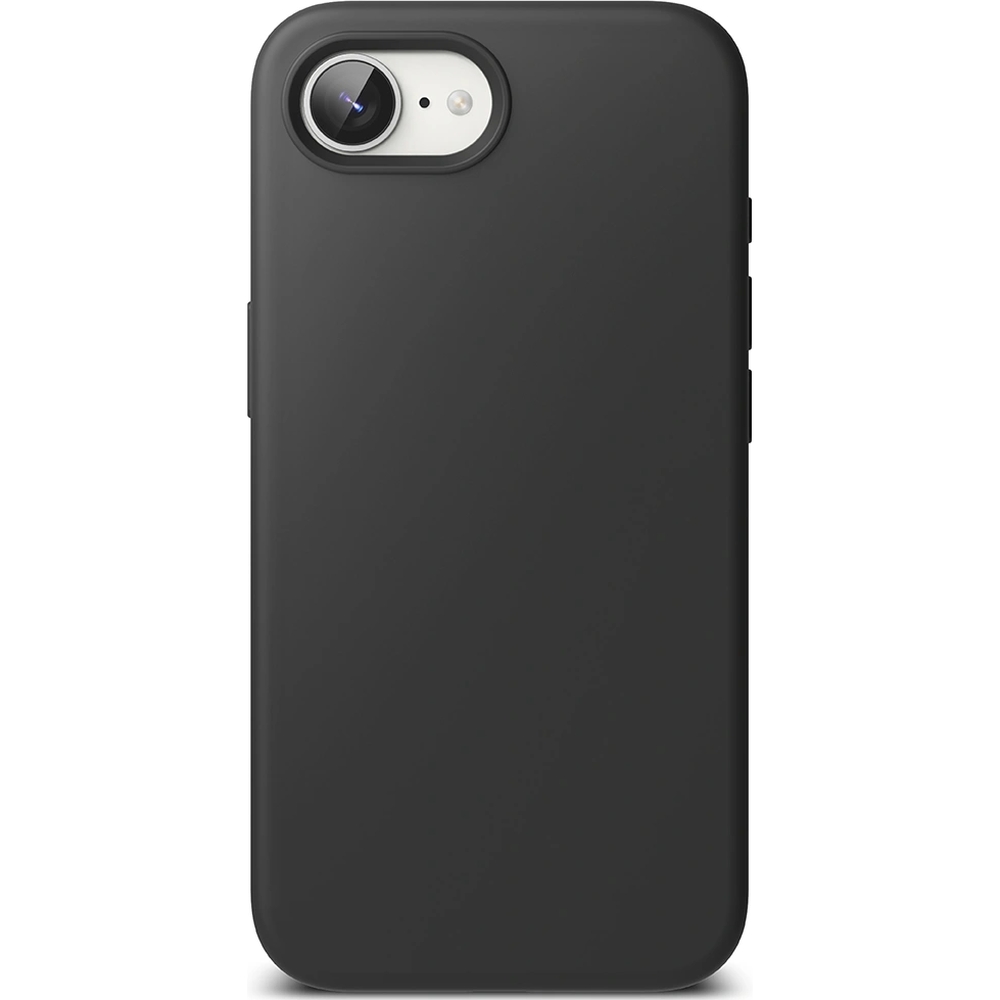 Etui Ringke Silicone Magnetic do Apple iPhone 16e, czarne.